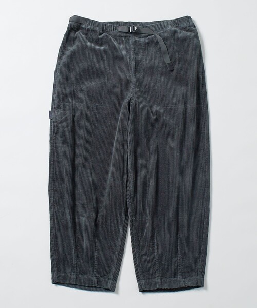 FREAK'S STORE（フリークスストア）の「ルーズフィット 6Wコーデュロイ ウェービングベルト クロップドパンツ/コーデュロイパンツ（その他パンツ・メンズ・ベージュ/ブラウン/オリーブ/チャコールグレー・MEDIUM/LARGE）」の5枚目の写真