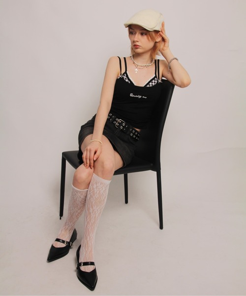 IMARI（イマリ）の「【 IMARI / イマリ 】  総レース ハイソックス（ソックス/靴下・レディース・ホワイト/ブラック/ブラック系その他/ホワイト系その他・FREE）」の17枚目の写真