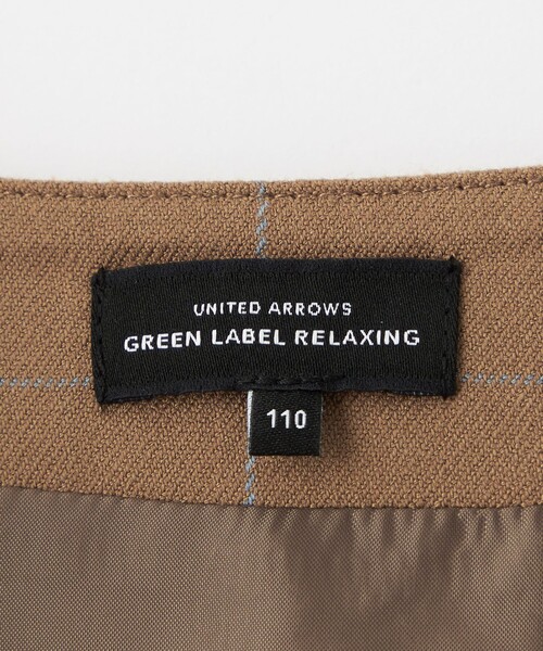 green label relaxing（グリーンレーベルリラクシング）の「チェック ベスト + タックスカート セット / キッズ 100cm-130cm（スーツセット・キッズ・その他1・100cm/110cm/120cm/130cm）」の17枚目の写真