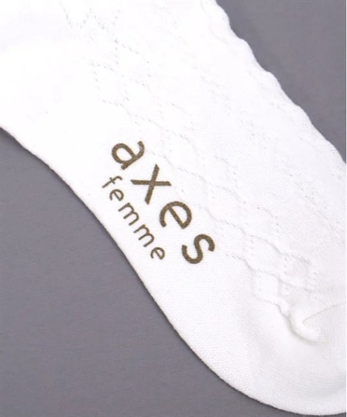 axes femme(アクシーズファム)の「シアーリボンラメハイソックス(ソックス/靴下・キッズ・ブラック/ホワイト・FREE)」の14枚目の写真