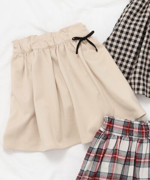 apres les cours（アプレレクール）の「【リンク】インパンツ付きギャザースカート（スカート・キッズ・ブラック/レッド/キナリ・80/90/100/110/120/130/140）」の2枚目の写真