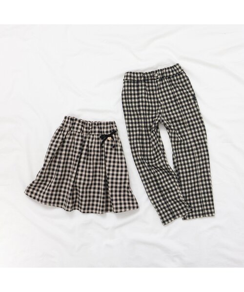 apres les cours（アプレレクール）の「【リンク】インパンツ付きギャザースカート（スカート・キッズ・ブラック/レッド/キナリ・80/90/100/110/120/130/140）」の10枚目の写真