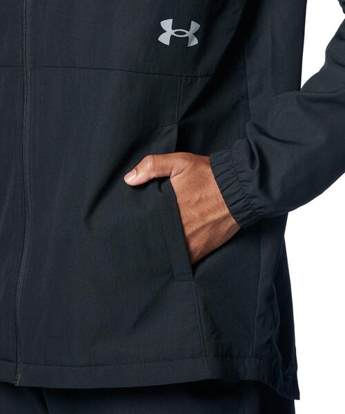 UNDER ARMOUR（アンダーアーマー）の「UAトリコット ラインド ウーブン ジャケット（トレーニング/メンズ）（その他アウター・メンズ・ブラック・L/XL/S/M/2XL）」の8枚目の写真