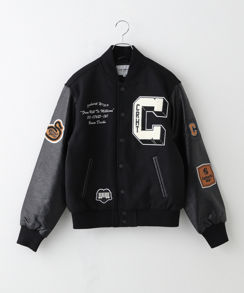 Carhartt WIP(カーハートダブリューアイピー)の「【CARHARTT WIP】 BROWN DUCKS BOMBER I033855(その他アウター・レディース・ブラック・X-SMALL)」の7枚目の写真