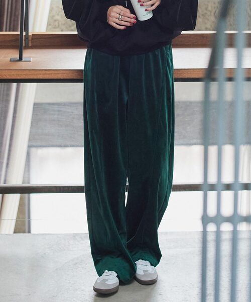 バレルレッグベロアカーブパンツ（その他パンツ）｜KOBE LETTUCE