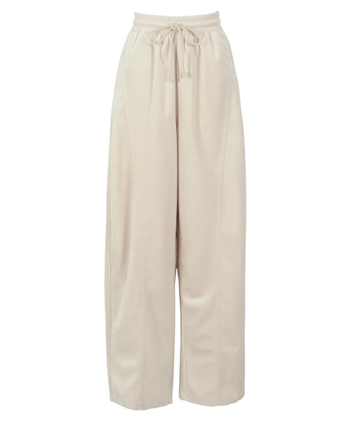 KOBE LETTUCE（コウベレタス）の「バレルレッグベロアカーブパンツ（その他パンツ・レディース・グリーン/ブラウン/チャコール/ブラック/アイボリー系・M/PM）」の16枚目の写真