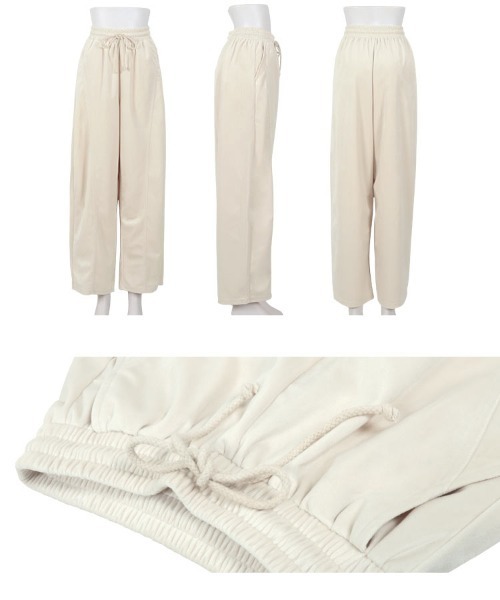 KOBE LETTUCE（コウベレタス）の「バレルレッグベロアカーブパンツ（その他パンツ・レディース・グリーン/ブラウン/チャコール/ブラック/アイボリー系・M/PM）」の11枚目の写真