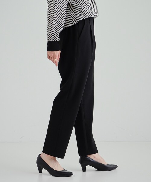 SHOO・LA・RUE（シューラルー）の「◆【洗える】あったか両面起毛テーパードパンツ（その他パンツ・レディース・グレー系1/ベージュ系1/チャコールグレー/ブラック・01/02/03/04/05）」の10枚目の写真