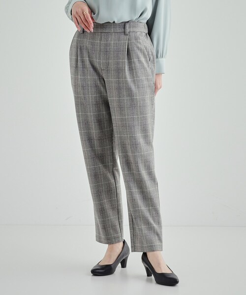 SHOO・LA・RUE（シューラルー）の「◆【洗える】あったか両面起毛テーパードパンツ（その他パンツ・レディース・グレー系1/ベージュ系1/チャコールグレー/ブラック・01/02/03/04/05）」の13枚目の写真