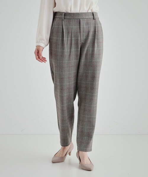 SHOO・LA・RUE（シューラルー）の「◆【洗える】あったか両面起毛テーパードパンツ（その他パンツ・レディース・グレー系1/ベージュ系1/チャコールグレー/ブラック・01/02/03/04/05）」の17枚目の写真