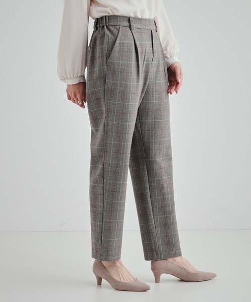 SHOO・LA・RUE（シューラルー）の「◆【洗える】あったか両面起毛テーパードパンツ（その他パンツ・レディース・グレー系1/ベージュ系1/チャコールグレー/ブラック・01/02/03/04/05）」の18枚目の写真