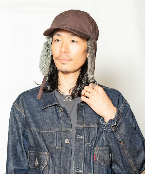 CA4LA（カシラ）の「FLAPCAP PCFUR（キャップ）」 - WEAR
