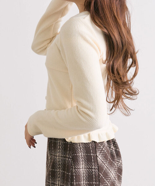 OLIVE des OLIVE(オリーブデオリーブ)の「【SNSで大バズり中!】ドッキングプルオーバー(Tシャツ/カットソー・レディース・ピンク/ブラック/アイボリー・FREE)」の13枚目の写真