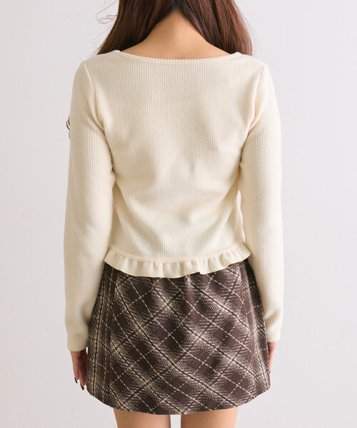 OLIVE des OLIVE(オリーブデオリーブ)の「【SNSで大バズり中!】ドッキングプルオーバー(Tシャツ/カットソー・レディース・ピンク/ブラック/アイボリー・FREE)」の22枚目の写真