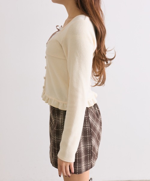 OLIVE des OLIVE(オリーブデオリーブ)の「【SNSで大バズり中!】ドッキングプルオーバー(Tシャツ/カットソー・レディース・ピンク/ブラック/アイボリー・FREE)」の5枚目の写真