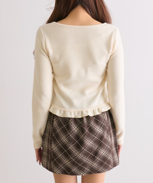 OLIVE des OLIVE(オリーブデオリーブ)の「【SNSで大バズり中!】ドッキングプルオーバー(Tシャツ/カットソー・レディース・ピンク/ブラック/アイボリー・FREE)」の6枚目の写真