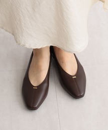 HIMIKO（ヒミコ）の「【HIMIKO】【ZOZOTOWN限定デザイン】【本革】ゴールドメタルアクセントパンプス/640501（パンプス）」