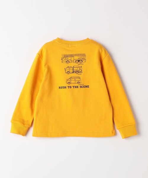 SHIPS Colors（シップス カラーズ）の「SHIPS Colors: 80～130cm / エマージェンシー ビハイクル(消防車) スウェット（スウェット・キッズ・グレー/ブルー/ブラック/イエロー・80/90/100/110/120/130）」の12枚目の写真