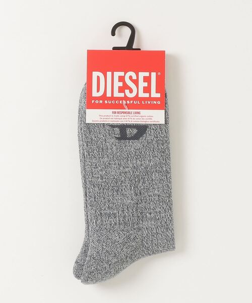 DIESEL（ディーゼル）の「メンズ クルーソックス SKM-D-TENNIS-CREW-17.5-S（ソックス/靴下・メンズ・ライトグレー/グレー/グレー系その他/その他・SMALL/LARGE/MEDIUM）」の6枚目の写真