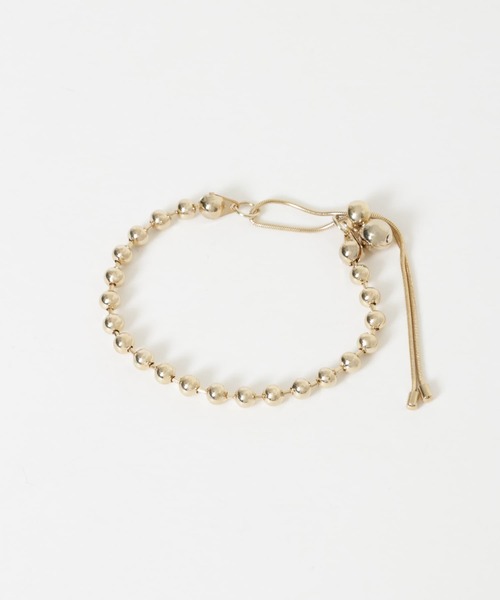 SMELLY(スメリー)の「メタルボールスライドブレスレット(ブレスレット・レディース・ゴールド・-)」の3枚目の写真