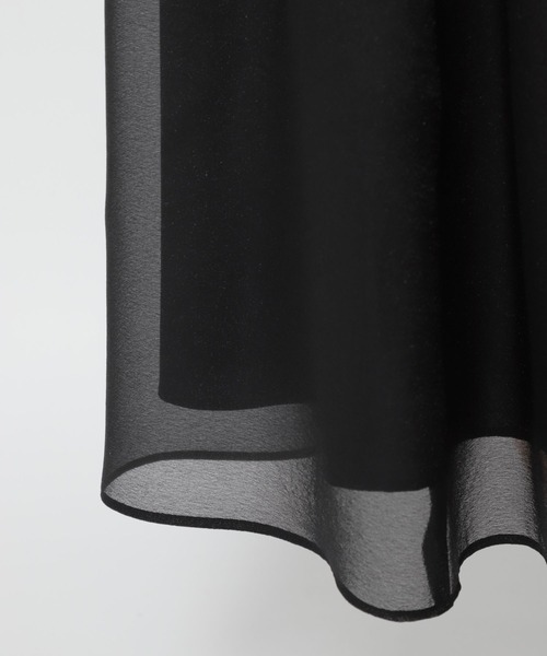 LEPSIM（レプシィム）の「【入卒式／セレモニー】タックフレアスカート　207776（スカート・レディース・ブラック/ライトベージュ・FREE）」の9枚目の写真