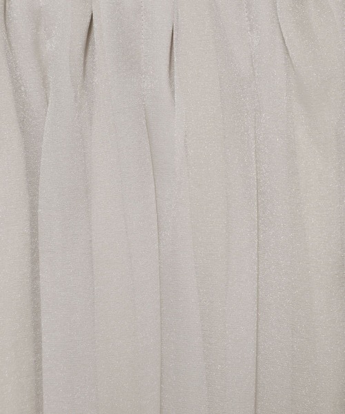 LEPSIM（レプシィム）の「【入卒式／セレモニー】タックフレアスカート　207776（スカート・レディース・ブラック/ライトベージュ・FREE）」の3枚目の写真