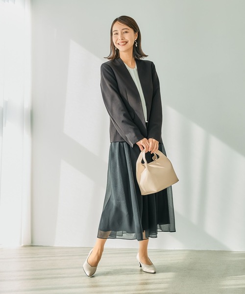 LEPSIM（レプシィム）の「【入卒式／セレモニー】タックフレアスカート　207776（スカート・レディース・ブラック/ライトベージュ・FREE）」の17枚目の写真