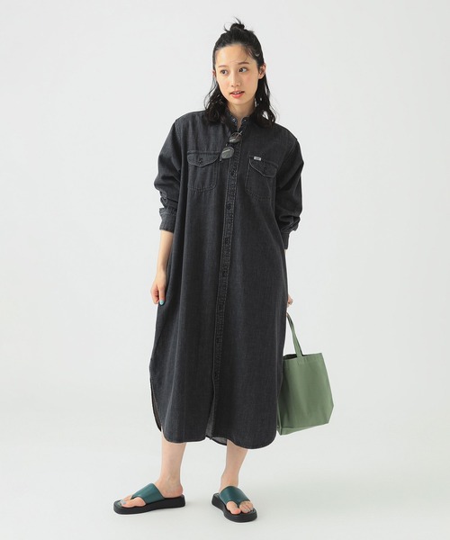VIP買付★LOEWE チェーンシャツドレス デニムワンピース GIZ22S027-a01.jpg