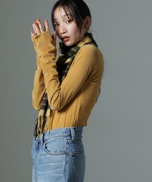 NANO universe（ナノユニバース）の「シアーベロアロングTシャツ（Tシャツ/カットソー）」