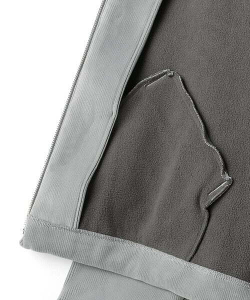 CITEN(シテン)の「<CITEN>フリースボンディングワークジャケット(その他アウター・メンズ・グレー/ブラック/オフホワイト・M/L)」の18枚目の写真