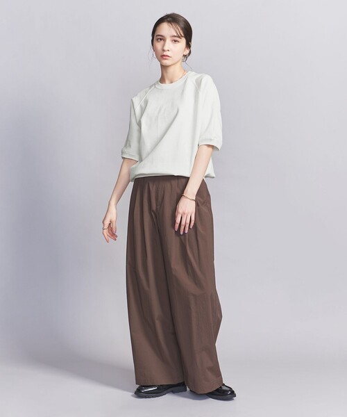BEAUTY&YOUTH UNITED ARROWS(ビューティーアンドユースユナイテッドアローズ)の「【WEB限定】ラグラン ショートスリーブ スウェット(Tシャツ/カットソー・メンズ・レッド/ブラウン/ホワイト/グレー・S/L/M)」の6枚目の写真