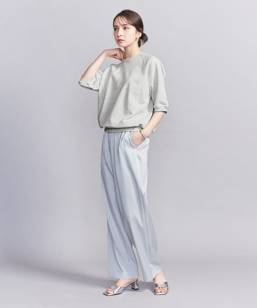 BEAUTY&YOUTH UNITED ARROWS(ビューティーアンドユースユナイテッドアローズ)の「【WEB限定】ラグラン ショートスリーブ スウェット(Tシャツ/カットソー・メンズ・レッド/ブラウン/ホワイト/グレー・S/L/M)」の8枚目の写真