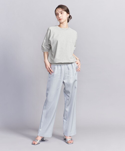 BEAUTY&YOUTH UNITED ARROWS(ビューティーアンドユースユナイテッドアローズ)の「【WEB限定】ラグラン ショートスリーブ スウェット(Tシャツ/カットソー・メンズ・レッド/ブラウン/ホワイト/グレー・S/L/M)」の10枚目の写真