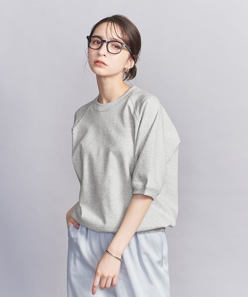 BEAUTY&YOUTH UNITED ARROWS(ビューティーアンドユースユナイテッドアローズ)の「【WEB限定】ラグラン ショートスリーブ スウェット(Tシャツ/カットソー・メンズ・レッド/ブラウン/ホワイト/グレー・S/L/M)」の11枚目の写真