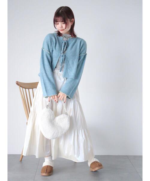 ehka sopo（エヘカソポ）の「メローリボンカーディガン（カーディガン