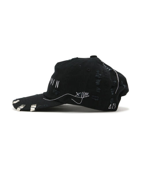 AZS TOKYO(アザストーキョー)の「AZS TOKYO/アザストウキョウ/”LIFE IS PAIN”CAP(キャップ・レディース・ブラック・F)」の3枚目の写真