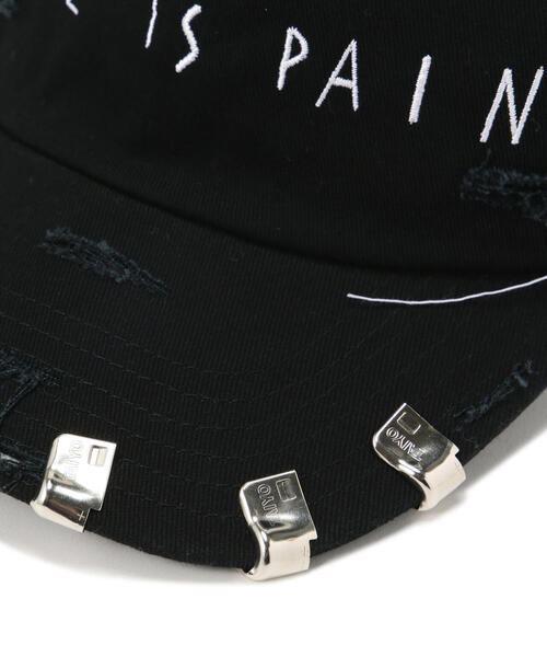 AZS TOKYO(アザストーキョー)の「AZS TOKYO/アザストウキョウ/”LIFE IS PAIN”CAP(キャップ・レディース・ブラック・F)」の6枚目の写真