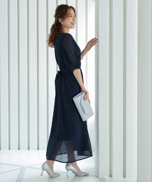 haremode（ハレモード）の「結婚式 お呼ばれ 謝恩会 成人式 対応 クラッチバッグ レター型 レース チェーン付き2WAY パーティ オケージョン バッグ（クラッチバッグ・レディース・ベージュ/シルバー/ブラック・FREE）」の5枚目の写真