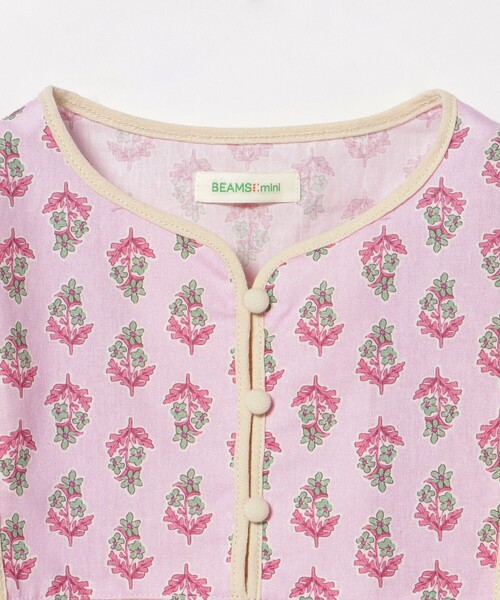 BEAMS mini(ビームスミニ)の「エスニック フラワー ブラウス 2025SS(90~150cm)(シャツ/ブラウス・キッズ・イエロー/ピンク・90/100/110/120/130/140/150)」の15枚目の写真