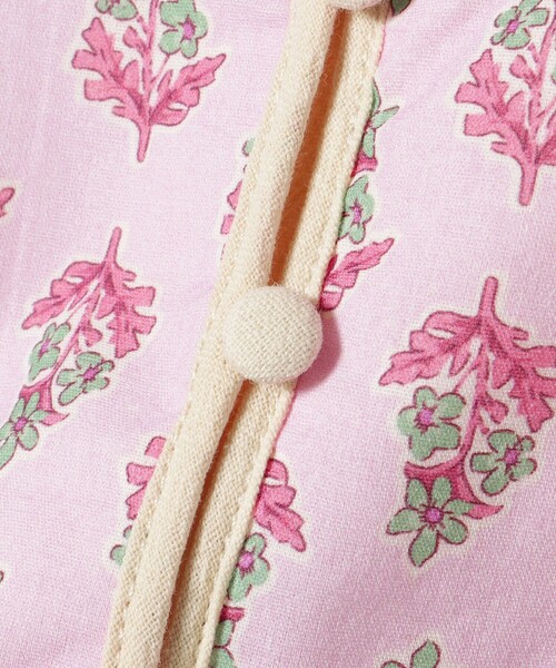 BEAMS mini(ビームスミニ)の「エスニック フラワー ブラウス 2025SS(90~150cm)(シャツ/ブラウス・キッズ・イエロー/ピンク・90/100/110/120/130/140/150)」の18枚目の写真