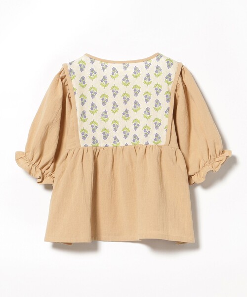 BEAMS mini(ビームスミニ)の「エスニック フラワー ブラウス 2025SS(90~150cm)(シャツ/ブラウス・キッズ・イエロー/ピンク・90/100/110/120/130/140/150)」の20枚目の写真