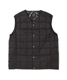 TAION（タイオン）の「TAION/タイオン/【UNISEX】V NECK BUTTON DOWN VEST（ダウンベスト・メンズ）」