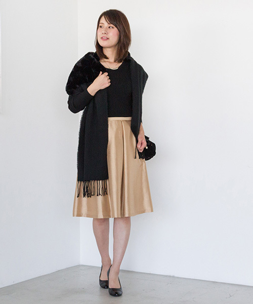 NATURAL BEAUTY BASIC（ナチュラルビューティーベーシック）の「【AneCan 12月号掲載】ラウンドパンプス（パンプス・レディース・ベージュ/ブラック・24.5cm/24.0cm/23.0cm/22.5cm/23.5cm）」の12枚目の写真