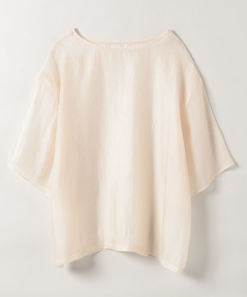 JEANASIS(ジーナシス)の「カラーシアープルオーバーSS/321929(Tシャツ/カットソー・レディース・チャコールグレー/ベージュ/ブルー・FREE)」の18枚目の写真