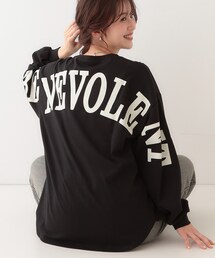 Cutie Blonde | 【洗える】1枚でもレイヤードでも 選べる5柄 BIGロンT(Tシャツ/カットソー)