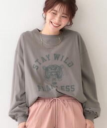 【洗える】1枚でもレイヤードでも 選べる5柄 BIGロンT