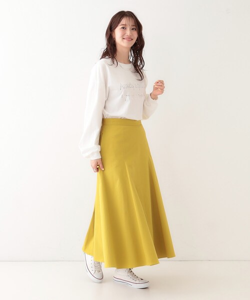 Cutie Blonde（キューティーブロンド）の「【洗える】1枚でもレイヤードでも 選べる5柄 BIGロンT（Tシャツ/カットソー・レディース・チャコールグレー/ホワイト系1/ホワイト系4/ブラック系4/ブルー系5/グレー系その他3・01/02/03/04）」の9枚目の写真