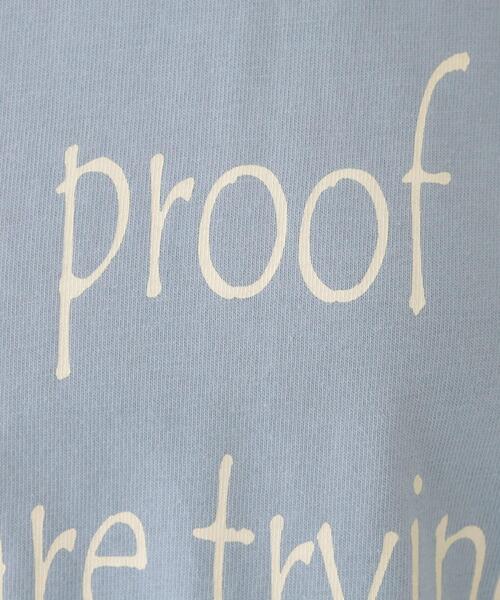 Cutie Blonde（キューティーブロンド）の「【洗える】1枚でもレイヤードでも 選べる5柄 BIGロンT（Tシャツ/カットソー・レディース・チャコールグレー/ホワイト系1/ホワイト系4/ブラック系4/ブルー系5/グレー系その他3・01/02/03/04）」の14枚目の写真