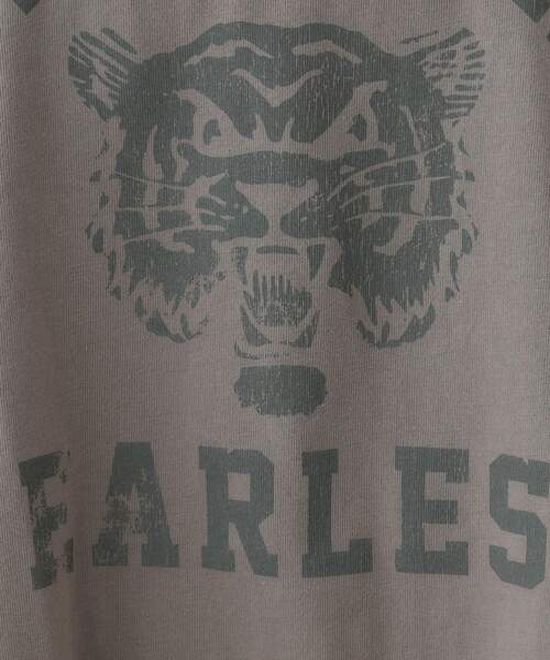 Cutie Blonde（キューティーブロンド）の「【洗える】1枚でもレイヤードでも 選べる5柄 BIGロンT（Tシャツ/カットソー・レディース・チャコールグレー/ホワイト系1/ホワイト系4/ブラック系4/ブルー系5/グレー系その他3・01/02/03/04）」の22枚目の写真