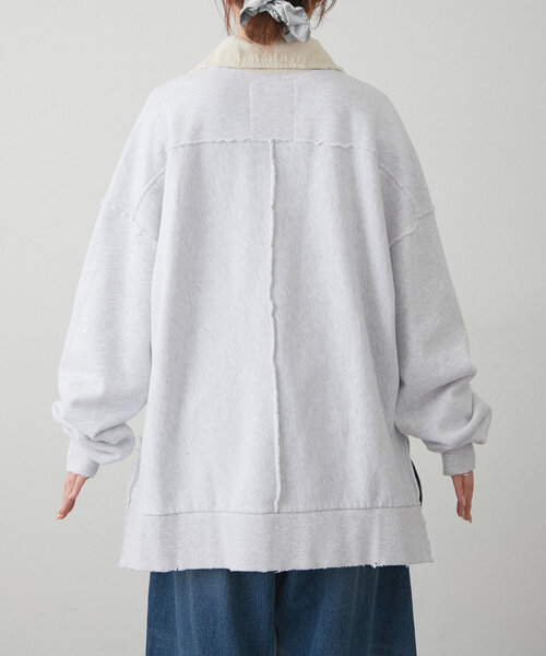 セール】【etsinta】リメイクスウェットポロ（Tシャツ
